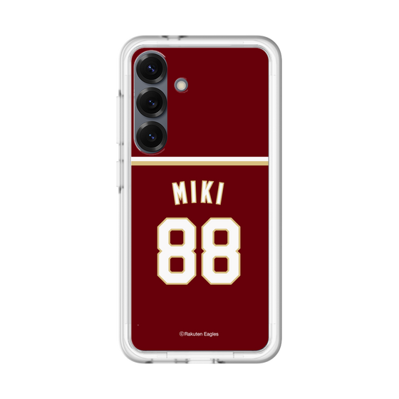 スリムプロテクションプレミアムケース［ 楽天イーグルス - #88 Miki - ビジター ］