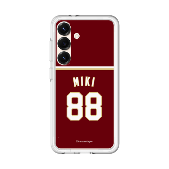 スリムプロテクションプレミアムケース［ 楽天イーグルス - #88 Miki - ビジター ］