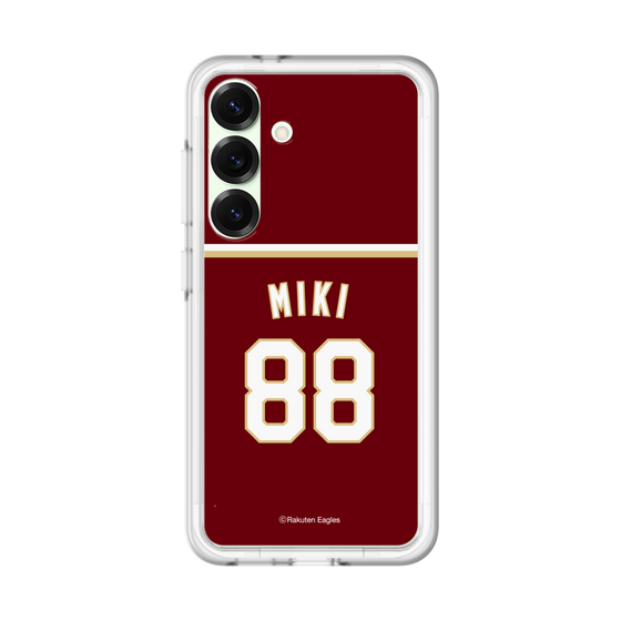 スリムプロテクションプレミアムケース［ 楽天イーグルス - #88 Miki - ビジター ］