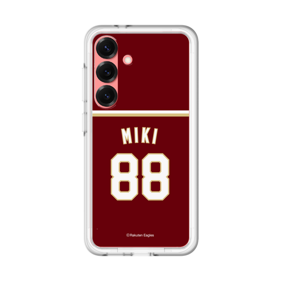 スリムプロテクションプレミアムケース［ 楽天イーグルス - #88 Miki - ビジター ］