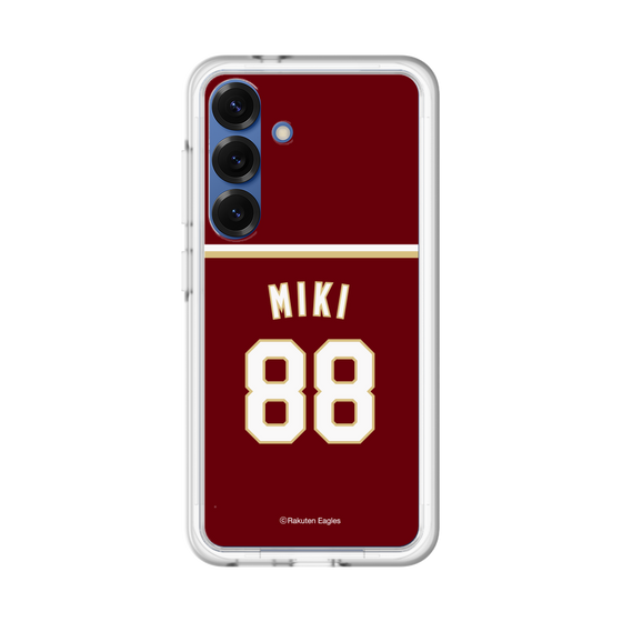 スリムプロテクションプレミアムケース［ 楽天イーグルス - #88 Miki - ビジター ］