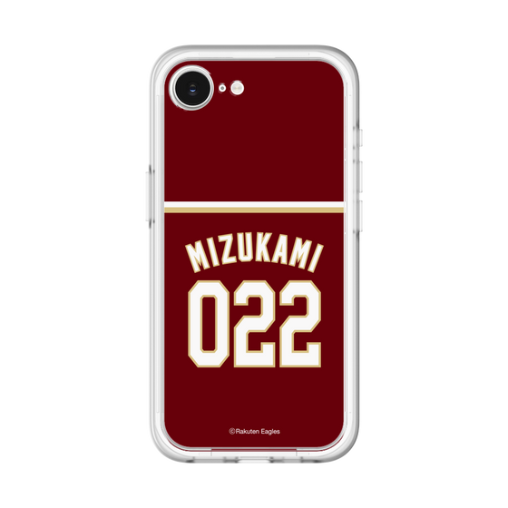 スリムプロテクションプレミアムケース［ 楽天イーグルス - #022 Mizukami - ビジター ］