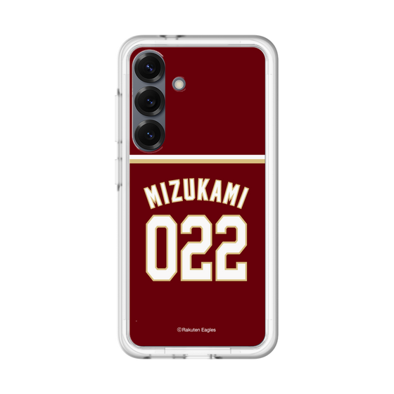 スリムプロテクションプレミアムケース［ 楽天イーグルス - #022 Mizukami - ビジター ］