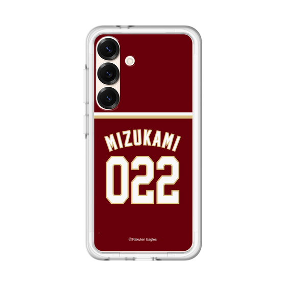 スリムプロテクションプレミアムケース［ 楽天イーグルス - #022 Mizukami - ビジター ］