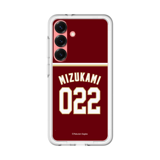 スリムプロテクションプレミアムケース［ 楽天イーグルス - #022 Mizukami - ビジター ］