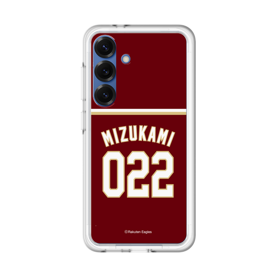 スリムプロテクションプレミアムケース［ 楽天イーグルス - #022 Mizukami - ビジター ］