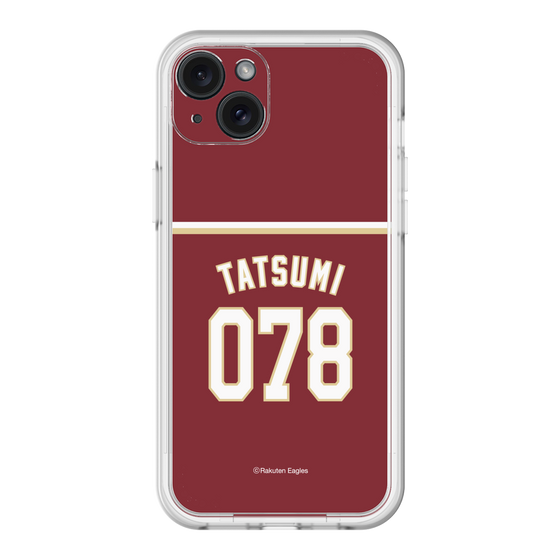 スリムプロテクションプレミアムケース［ 楽天イーグルス - #078 Tatsumi - ビジター ］