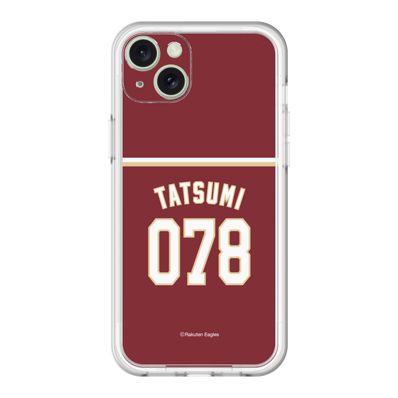 スリムプロテクションプレミアムケース［ 楽天イーグルス - #078 Tatsumi - ビジター ］