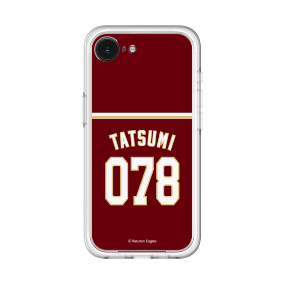 スリムプロテクションプレミアムケース［ 楽天イーグルス - #078 Tatsumi - ビジター ］