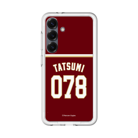 スリムプロテクションプレミアムケース［ 楽天イーグルス - #078 Tatsumi - ビジター ］