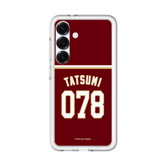 スリムプロテクションプレミアムケース［ 楽天イーグルス - #078 Tatsumi - ビジター ］