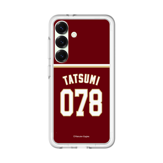 スリムプロテクションプレミアムケース［ 楽天イーグルス - #078 Tatsumi - ビジター ］