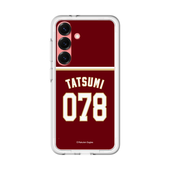 スリムプロテクションプレミアムケース［ 楽天イーグルス - #078 Tatsumi - ビジター ］