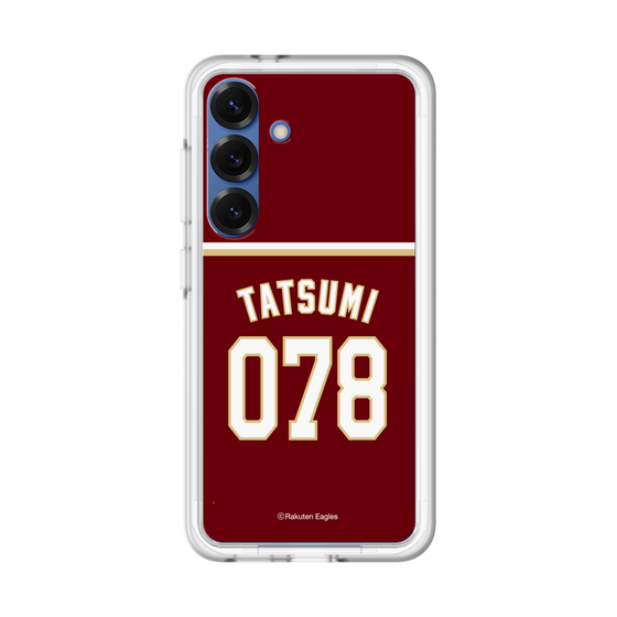 スリムプロテクションプレミアムケース［ 楽天イーグルス - #078 Tatsumi - ビジター ］