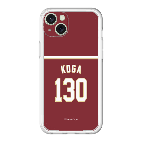 スリムプロテクションプレミアムケース［ 楽天イーグルス - #130 Koga - ビジター ］