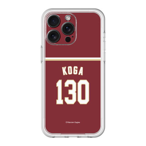 スリムプロテクションプレミアムケース［ 楽天イーグルス - #130 Koga - ビジター ］