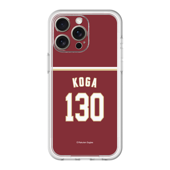 スリムプロテクションプレミアムケース［ 楽天イーグルス - #130 Koga - ビジター ］