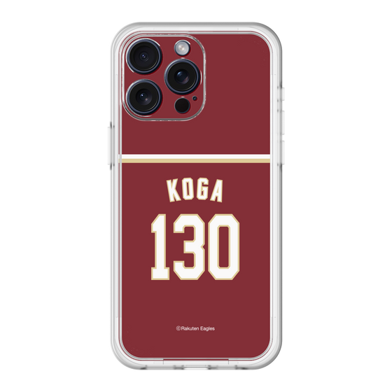 スリムプロテクションプレミアムケース［ 楽天イーグルス - #130 Koga - ビジター ］