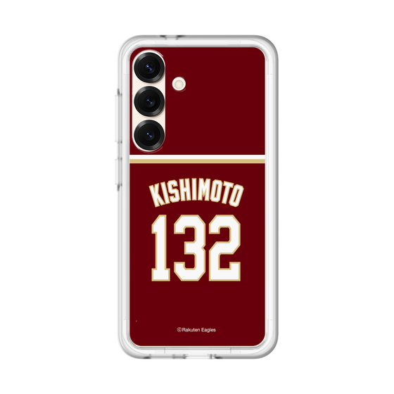 スリムプロテクションプレミアムケース［ 楽天イーグルス - #132 Kishimoto - ビジター ］