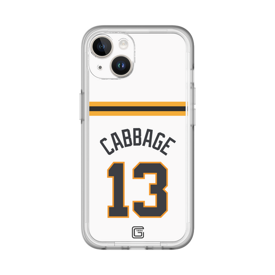スリムプロテクションプレミアムケース［ 読売ジャイアンツ - #13 CABBAGE - ホーム ］