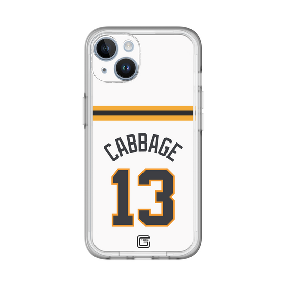 スリムプロテクションプレミアムケース［ 読売ジャイアンツ - #13 CABBAGE - ホーム ］