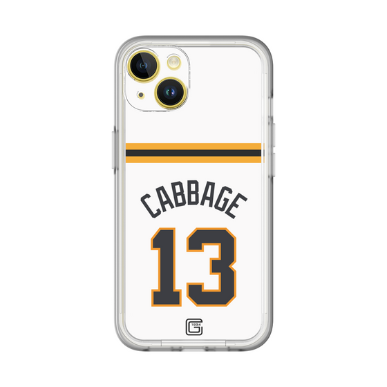 スリムプロテクションプレミアムケース［ 読売ジャイアンツ - #13 CABBAGE - ホーム ］