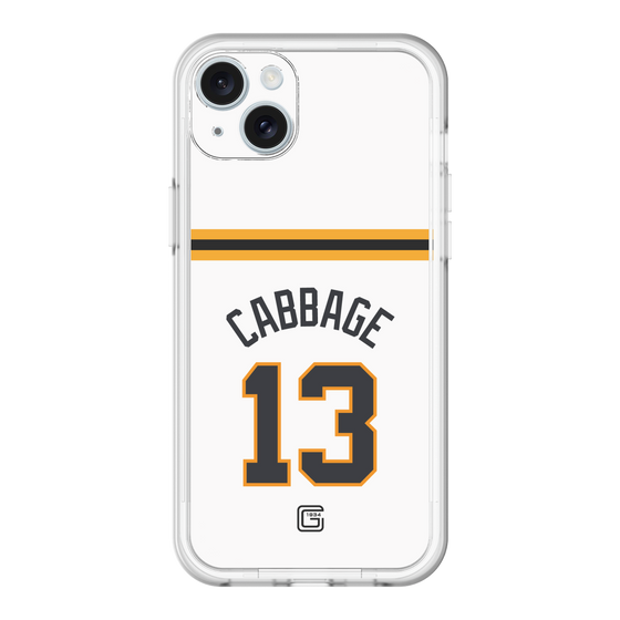 スリムプロテクションプレミアムケース［ 読売ジャイアンツ - #13 CABBAGE - ホーム ］