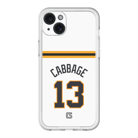 スリムプロテクションプレミアムケース［ 読売ジャイアンツ - #13 CABBAGE - ホーム ］