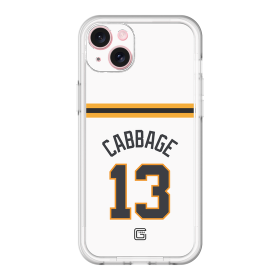 スリムプロテクションプレミアムケース［ 読売ジャイアンツ - #13 CABBAGE - ホーム ］