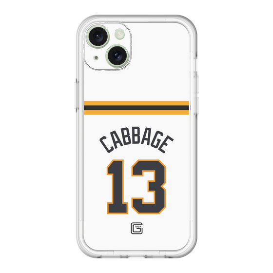 スリムプロテクションプレミアムケース［ 読売ジャイアンツ - #13 CABBAGE - ホーム ］