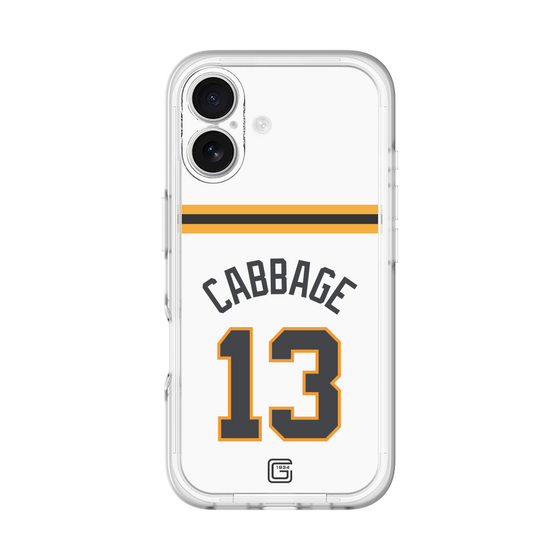 スリムプロテクションプレミアムケース［ 読売ジャイアンツ - #13 CABBAGE - ホーム ］