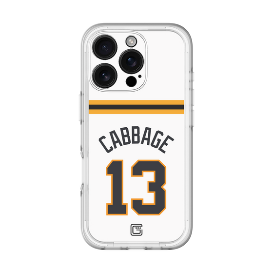 スリムプロテクションプレミアムケース［ 読売ジャイアンツ - #13 CABBAGE - ホーム ］