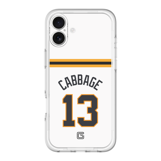 スリムプロテクションプレミアムケース［ 読売ジャイアンツ - #13 CABBAGE - ホーム ］