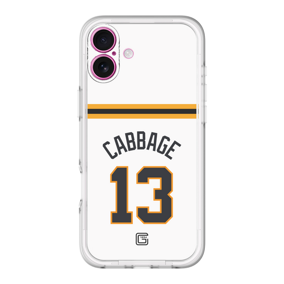 スリムプロテクションプレミアムケース［ 読売ジャイアンツ - #13 CABBAGE - ホーム ］