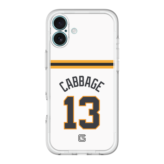 スリムプロテクションプレミアムケース［ 読売ジャイアンツ - #13 CABBAGE - ホーム ］