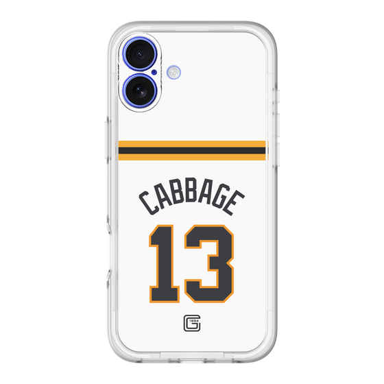 スリムプロテクションプレミアムケース［ 読売ジャイアンツ - #13 CABBAGE - ホーム ］