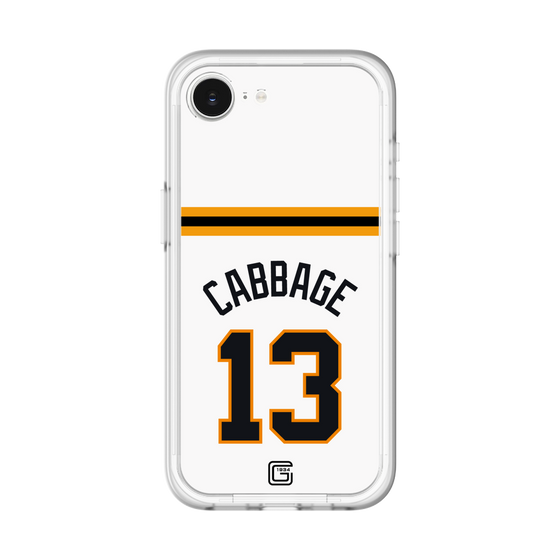 スリムプロテクションプレミアムケース［ 読売ジャイアンツ - #13 CABBAGE - ホーム ］