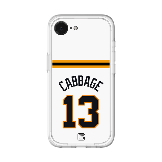 スリムプロテクションプレミアムケース［ 読売ジャイアンツ - #13 CABBAGE - ホーム ］