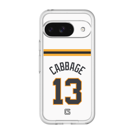 スリムプロテクションプレミアムケース［ 読売ジャイアンツ - #13 CABBAGE - ホーム ］