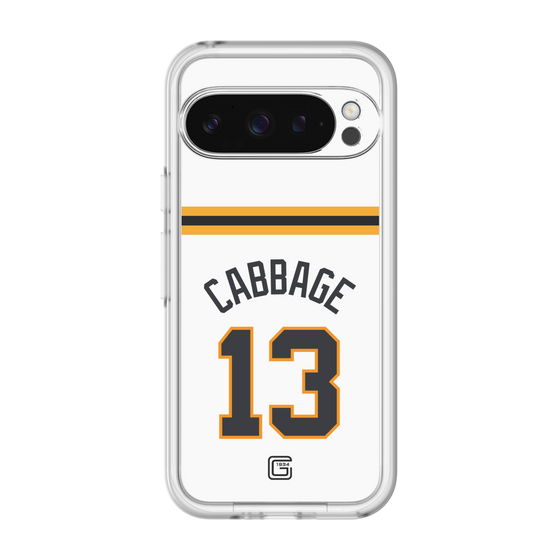 スリムプロテクションプレミアムケース［ 読売ジャイアンツ - #13 CABBAGE - ホーム ］