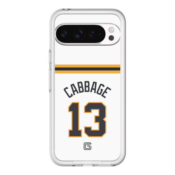 スリムプロテクションプレミアムケース［ 読売ジャイアンツ - #13 CABBAGE - ホーム ］