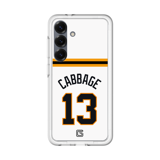 スリムプロテクションプレミアムケース［ 読売ジャイアンツ - #13 CABBAGE - ホーム ］
