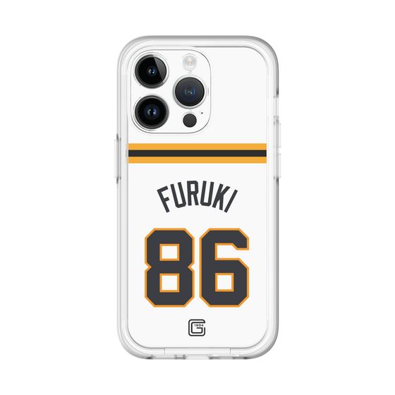 スリムプロテクションプレミアムケース［ 読売ジャイアンツ - #86 FURUKI - ホーム ］