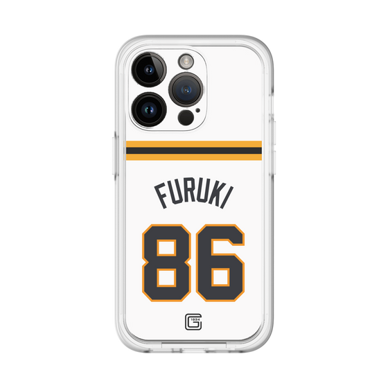 スリムプロテクションプレミアムケース［ 読売ジャイアンツ - #86 FURUKI - ホーム ］