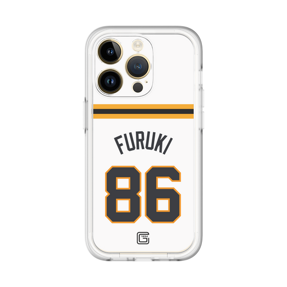 スリムプロテクションプレミアムケース［ 読売ジャイアンツ - #86 FURUKI - ホーム ］
