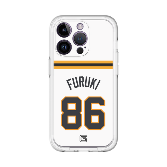 スリムプロテクションプレミアムケース［ 読売ジャイアンツ - #86 FURUKI - ホーム ］