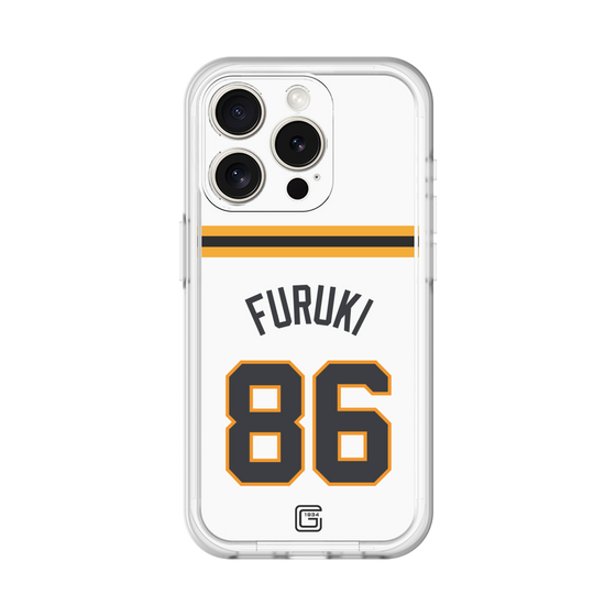 スリムプロテクションプレミアムケース［ 読売ジャイアンツ - #86 FURUKI - ホーム ］