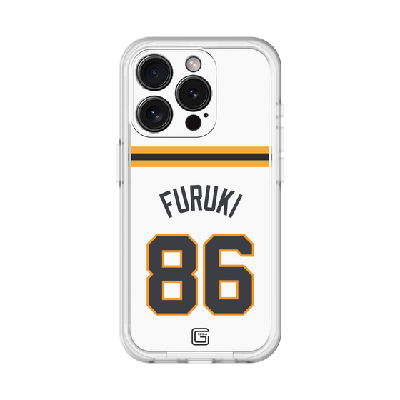 スリムプロテクションプレミアムケース［ 読売ジャイアンツ - #86 FURUKI - ホーム ］