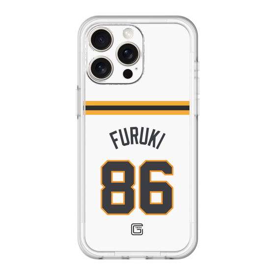 スリムプロテクションプレミアムケース［ 読売ジャイアンツ - #86 FURUKI - ホーム ］