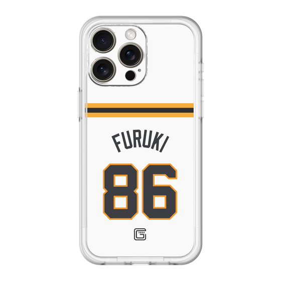 スリムプロテクションプレミアムケース［ 読売ジャイアンツ - #86 FURUKI - ホーム ］